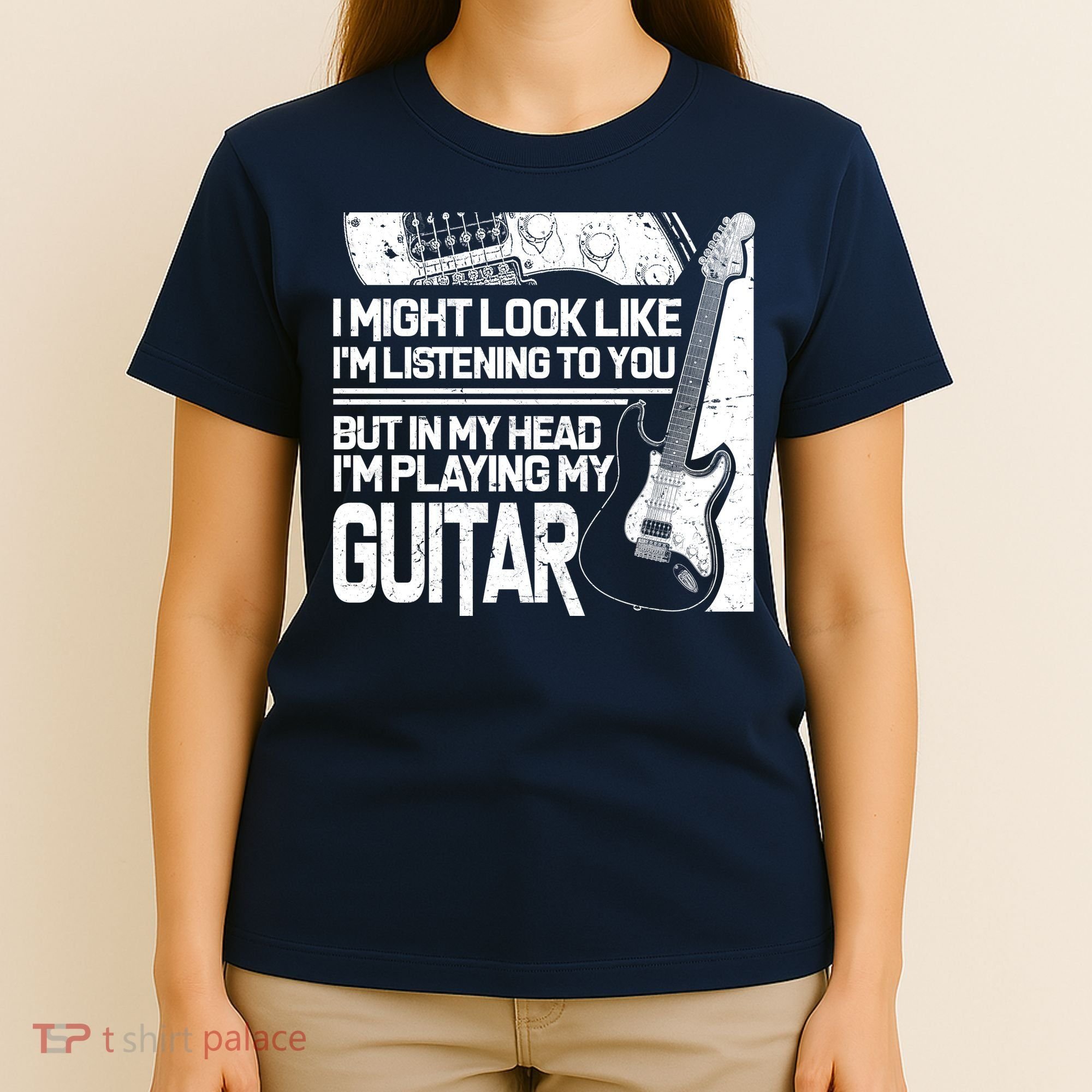 In My Head I'm Playing My Guitar T-Shirt