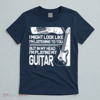 In My Head I'm Playing My Guitar T-Shirt thumb 5
