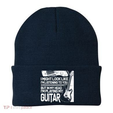 In My Head I'm Playing My Guitar Beanie