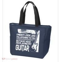 In My Head I'm Playing My Guitar Tote Bag thumb 3