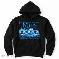 In November We Wear Blue Diabetes Awareness Hoodie thumb 0