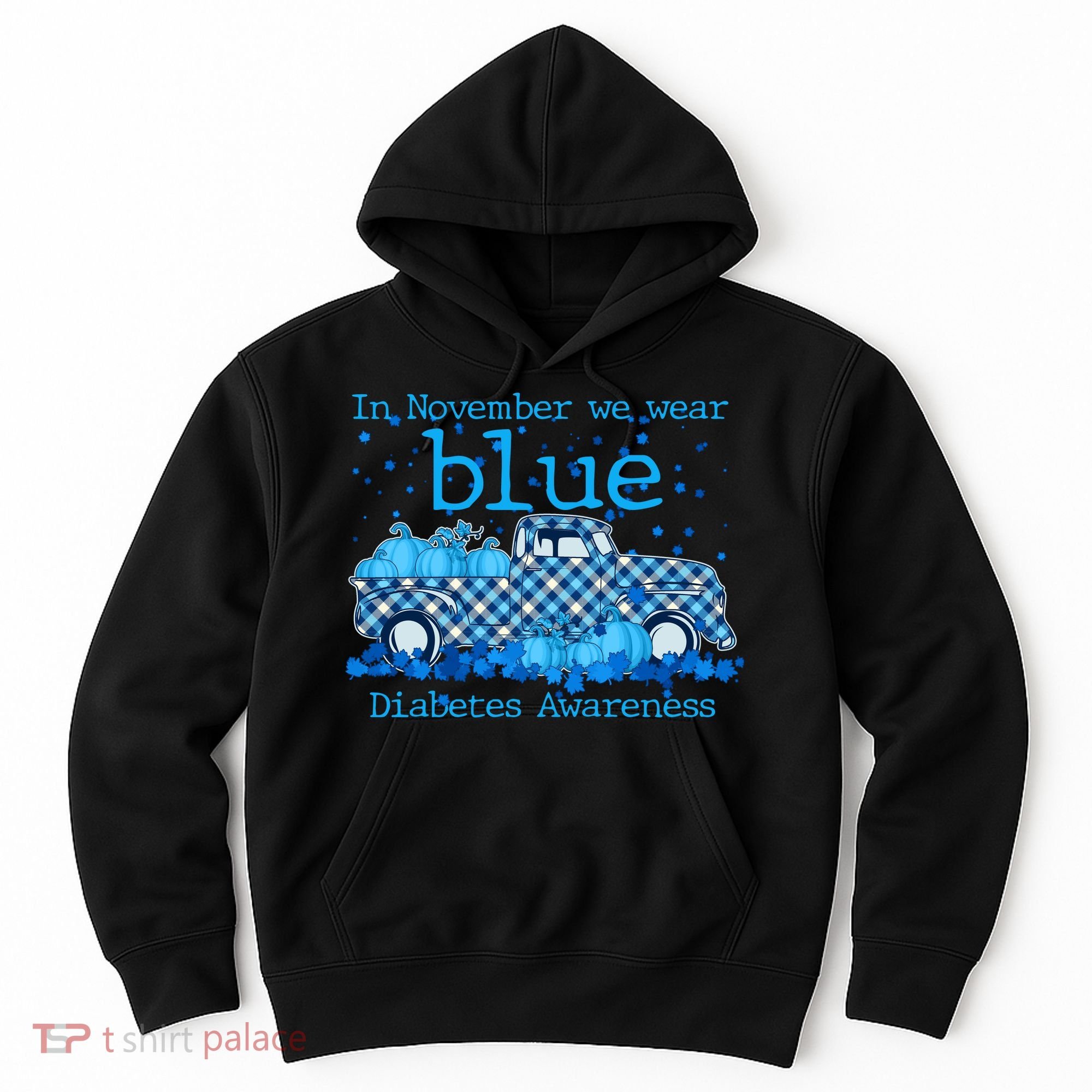 In November We Wear Blue Diabetes Awareness Hoodie