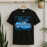 In November We Wear Blue Diabetes Awareness T-Shirt thumb 2