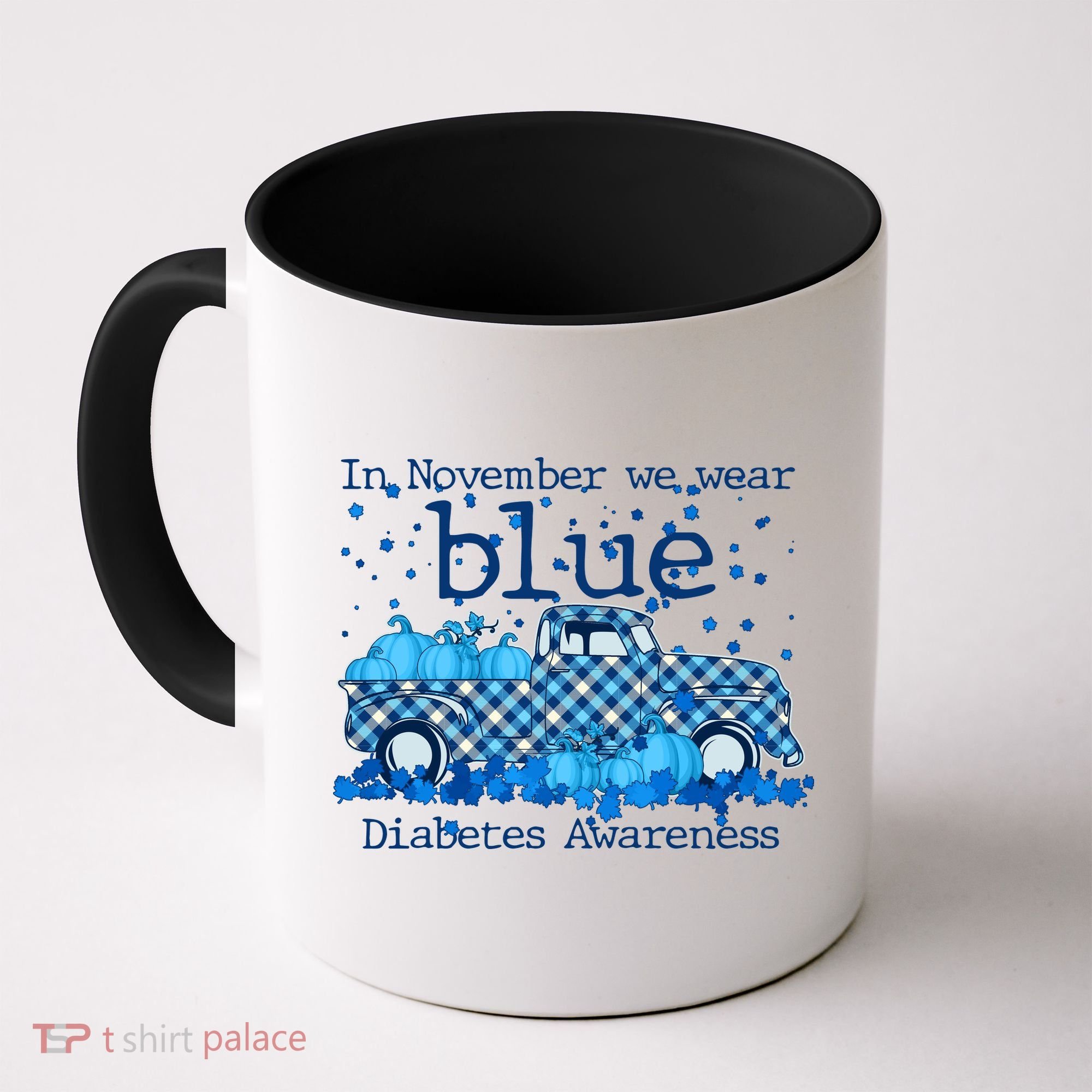 In November We Wear Blue Diabetes Awareness Coffee Mug