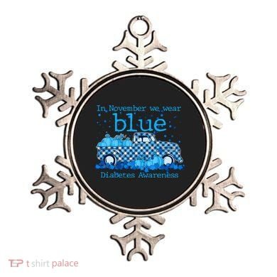 In November We Wear Blue Diabetes Awareness Ornament
