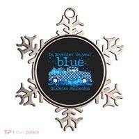 In November We Wear Blue Diabetes Awareness Ornament thumb 0