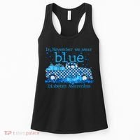 In November We Wear Blue Diabetes Awareness Women's Tank Top thumb 0
