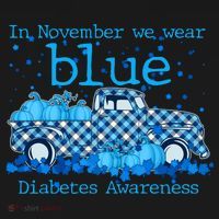 In November We Wear Blue Diabetes Awareness Women's Tank Top thumb 5