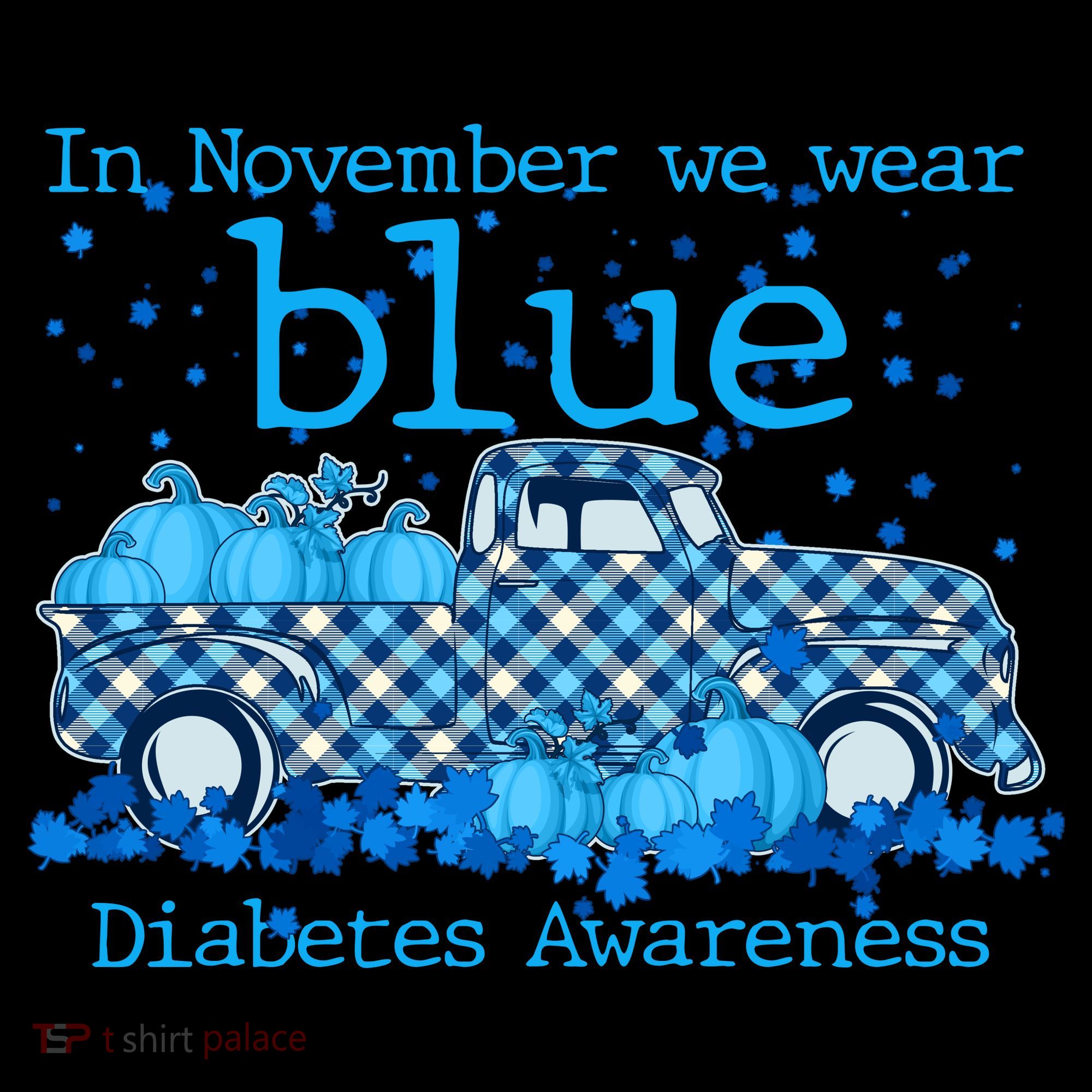 In November We Wear Blue Diabetes Awareness Women's Tank Top