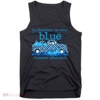 In November We Wear Blue Diabetes Awareness Tank Top thumb 0