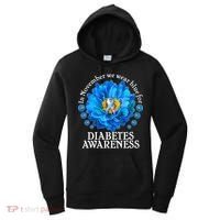 In November We Wear Blue For Diabetes Awareness Women's Hoodie thumb 0