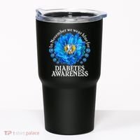 In November We Wear Blue For Diabetes Awareness Tumbler thumb 0