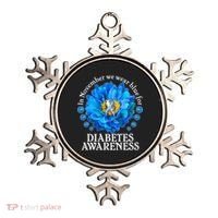 In November We Wear Blue For Diabetes Awareness Ornament thumb 0