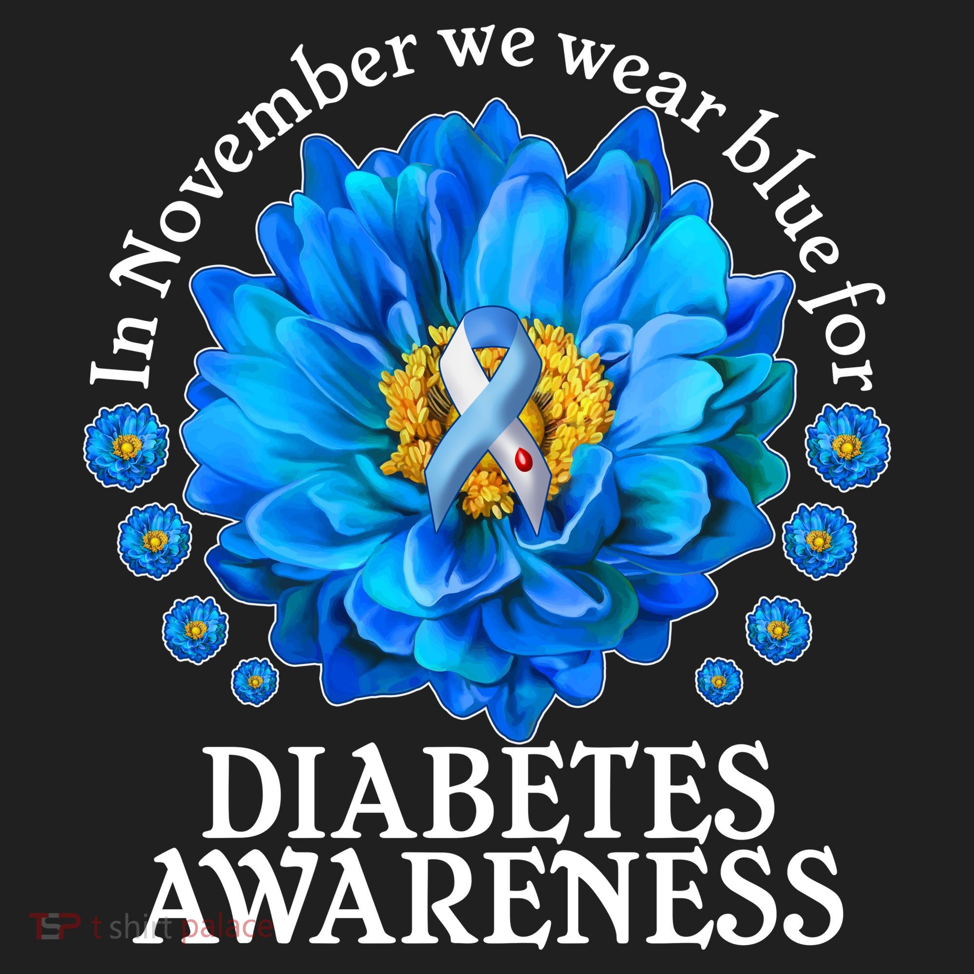 In November We Wear Blue For Diabetes Awareness Hat