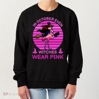 In October Even Witches Wear Pink Women's Sweatshirt thumb 0