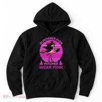 In October Even Witches Wear Pink Hoodie thumb 0