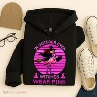 In October Even Witches Wear Pink Hoodie thumb 4