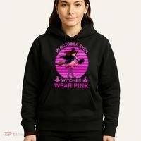 In October Even Witches Wear Pink Hoodie thumb 5