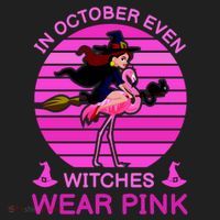 In October Even Witches Wear Pink Beanie thumb 2