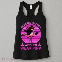 In October Even Witches Wear Pink Women's Tank Top thumb 3