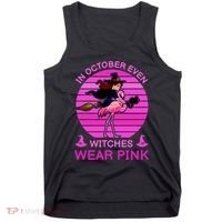 In October Even Witches Wear Pink Tank Top thumb 0