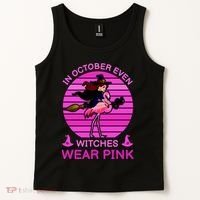 In October Even Witches Wear Pink Tank Top thumb 2