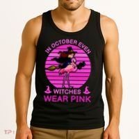 In October Even Witches Wear Pink Tank Top thumb 3