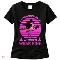 In October Even Witches Wear Pink Women's T-Shirt thumb 0