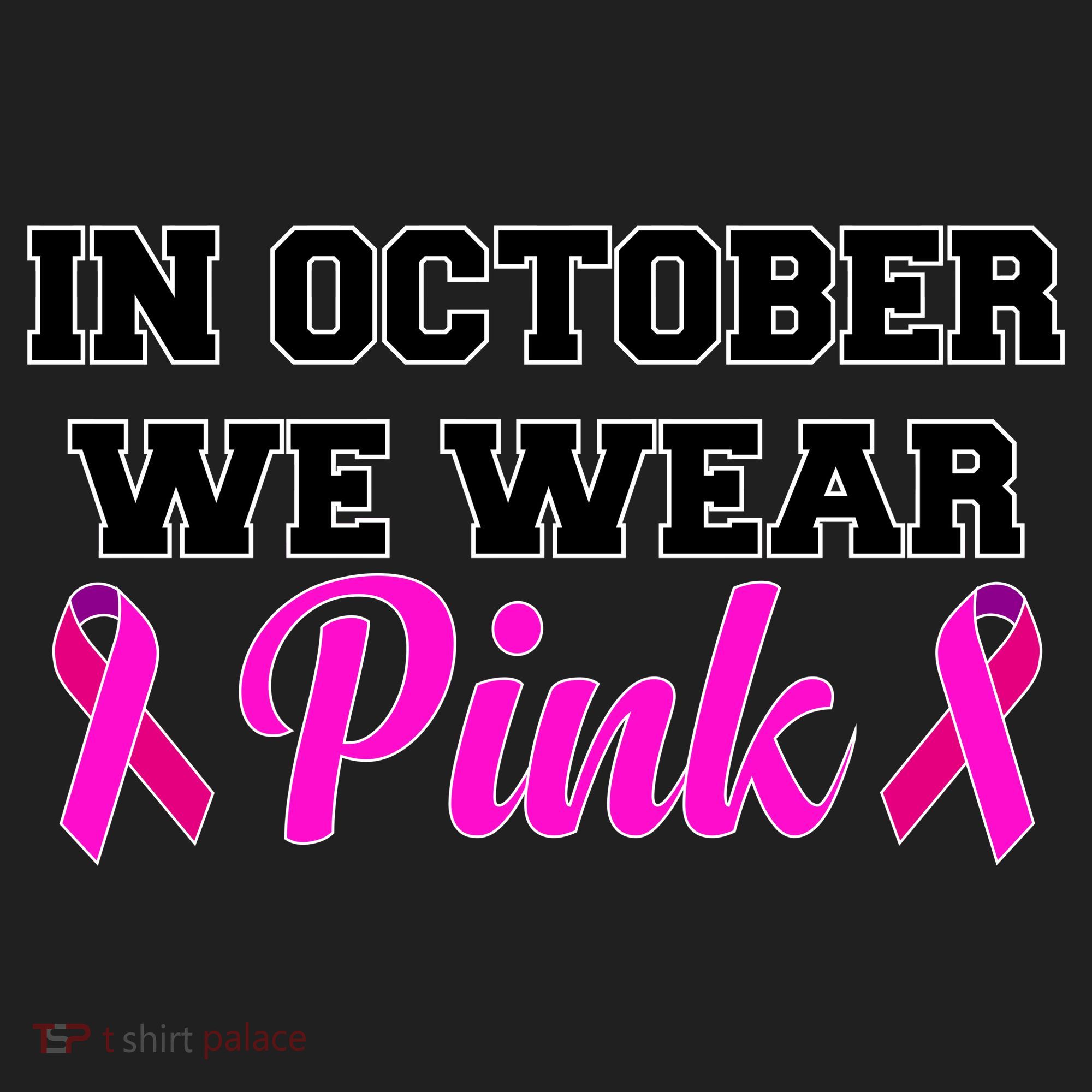 In October We Wear Pink Tumbler