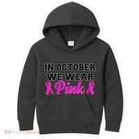 In October We Wear Pink Kids Hoodie thumb 0