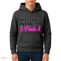 In October We Wear Pink Kids Hoodie thumb 4
