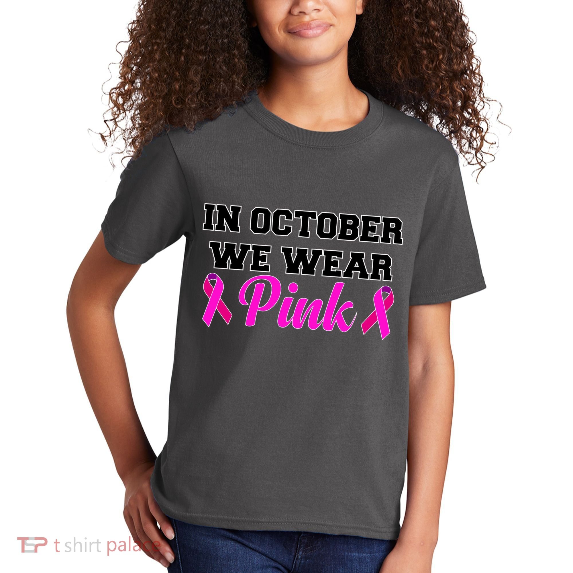 In October We Wear Pink Kids T-Shirt