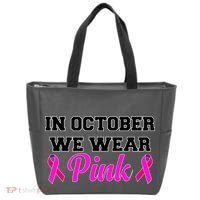 In October We Wear Pink Tote Bag thumb 0