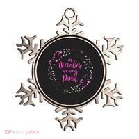 In October We Wear Pink Breast Cancer Ornament thumb 0