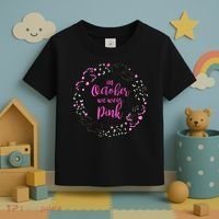 In October We Wear Pink Breast Cancer Toddler T-Shirt thumb 3