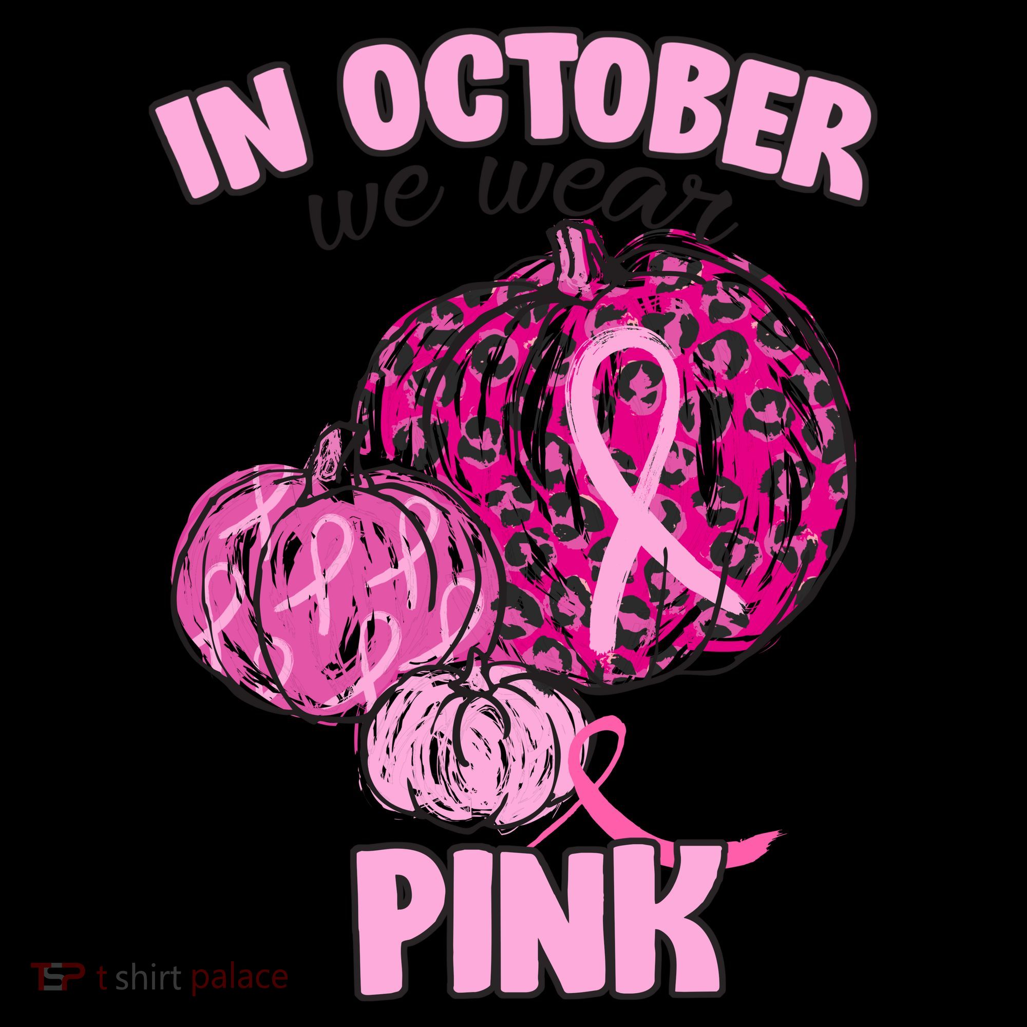 In October We Wear Pink Breast Cancer Awareness Coffee Mug