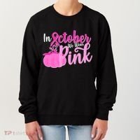 In October We Wear Pink Breast Cancer Awareness Pumpkin Women's Sweatshirt thumb 0