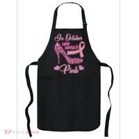 In October We Wear Pink Fancy Heel Ribbon Apron thumb 0
