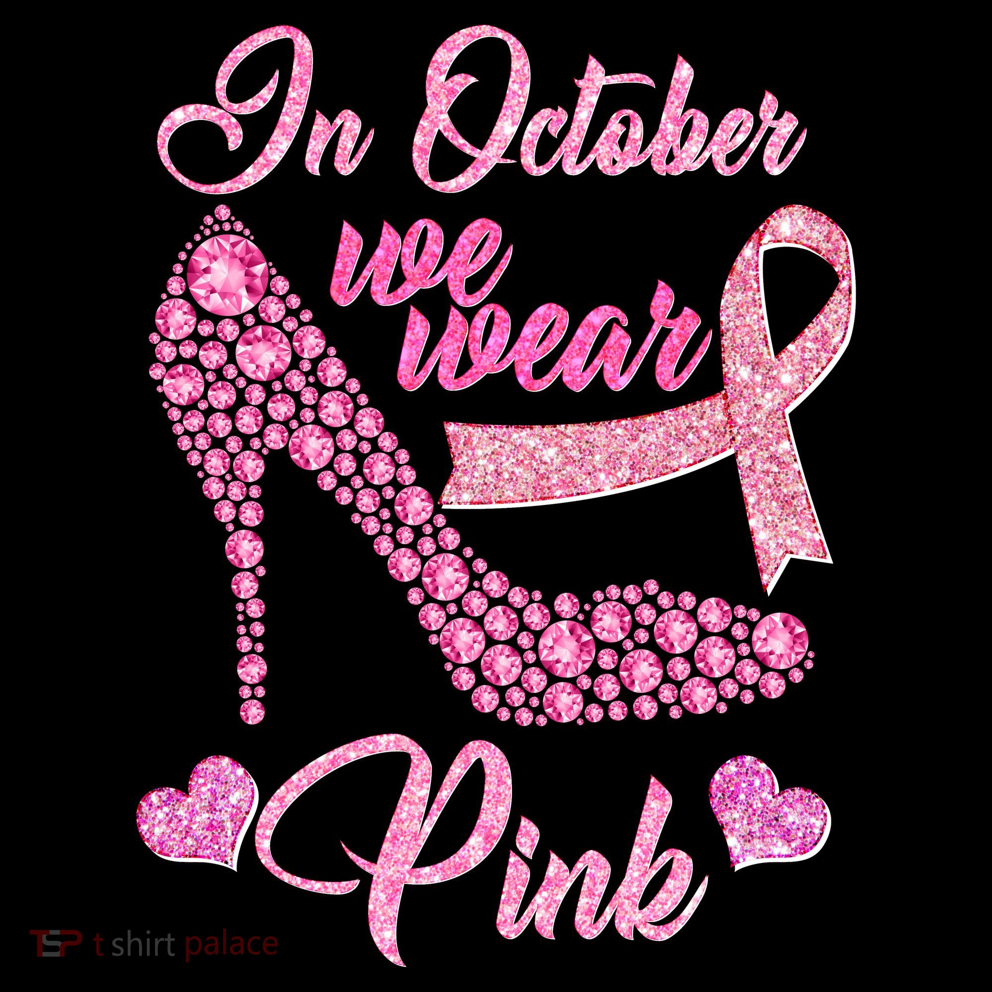 In October We Wear Pink Fancy Heel Ribbon Coffee Mug