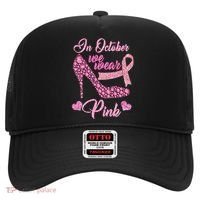 In October We Wear Pink Fancy Heel Ribbon Hat thumb 0