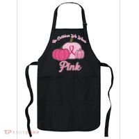 In October We Wear Pink Pumpkin Breast Cancer Apron thumb 0