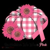 In October We Wear Pink Pumpkin Breast Cancer Plaid Coffee Mug thumb 5