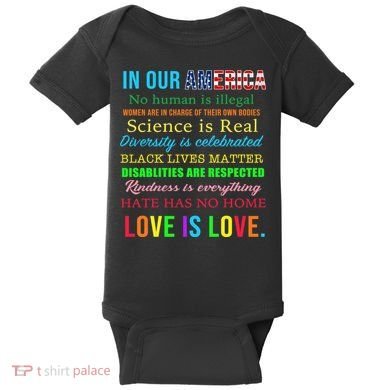In Our America We Are Equal Baby Bodysuit