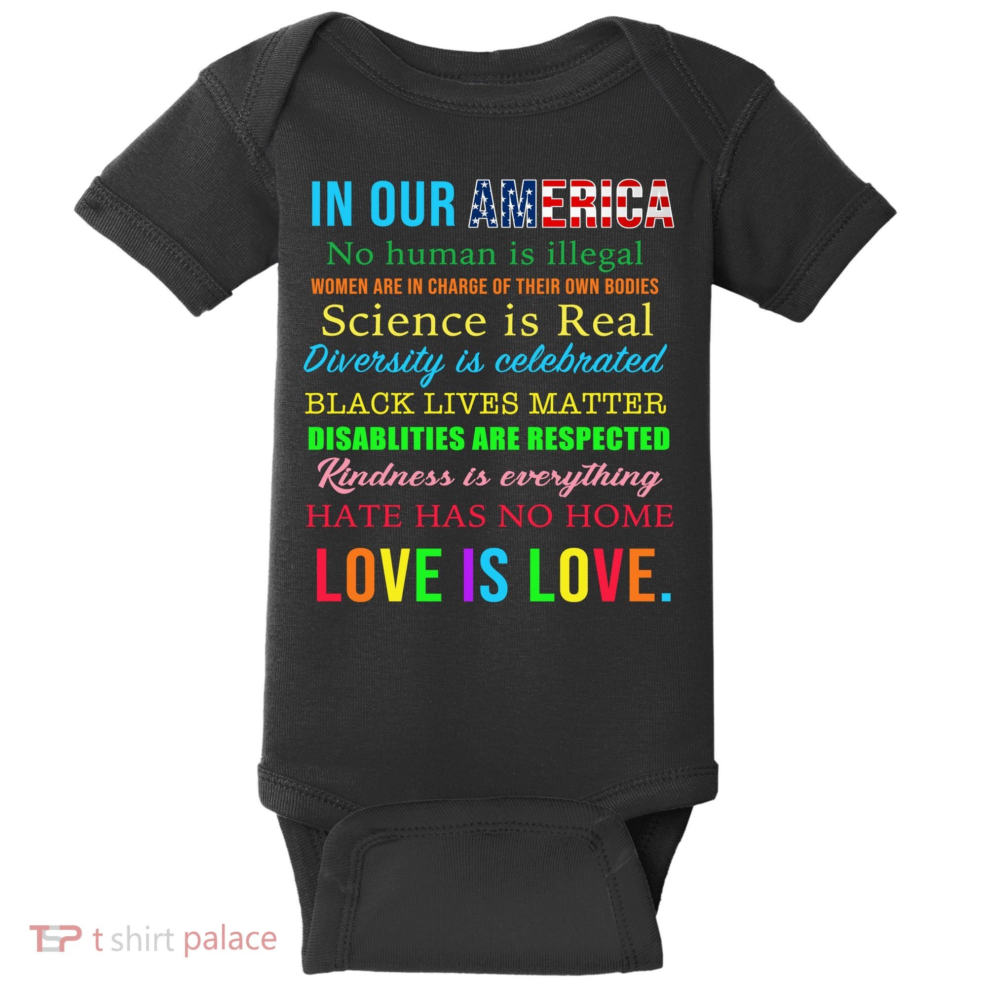 In Our America We Are Equal Baby Bodysuit