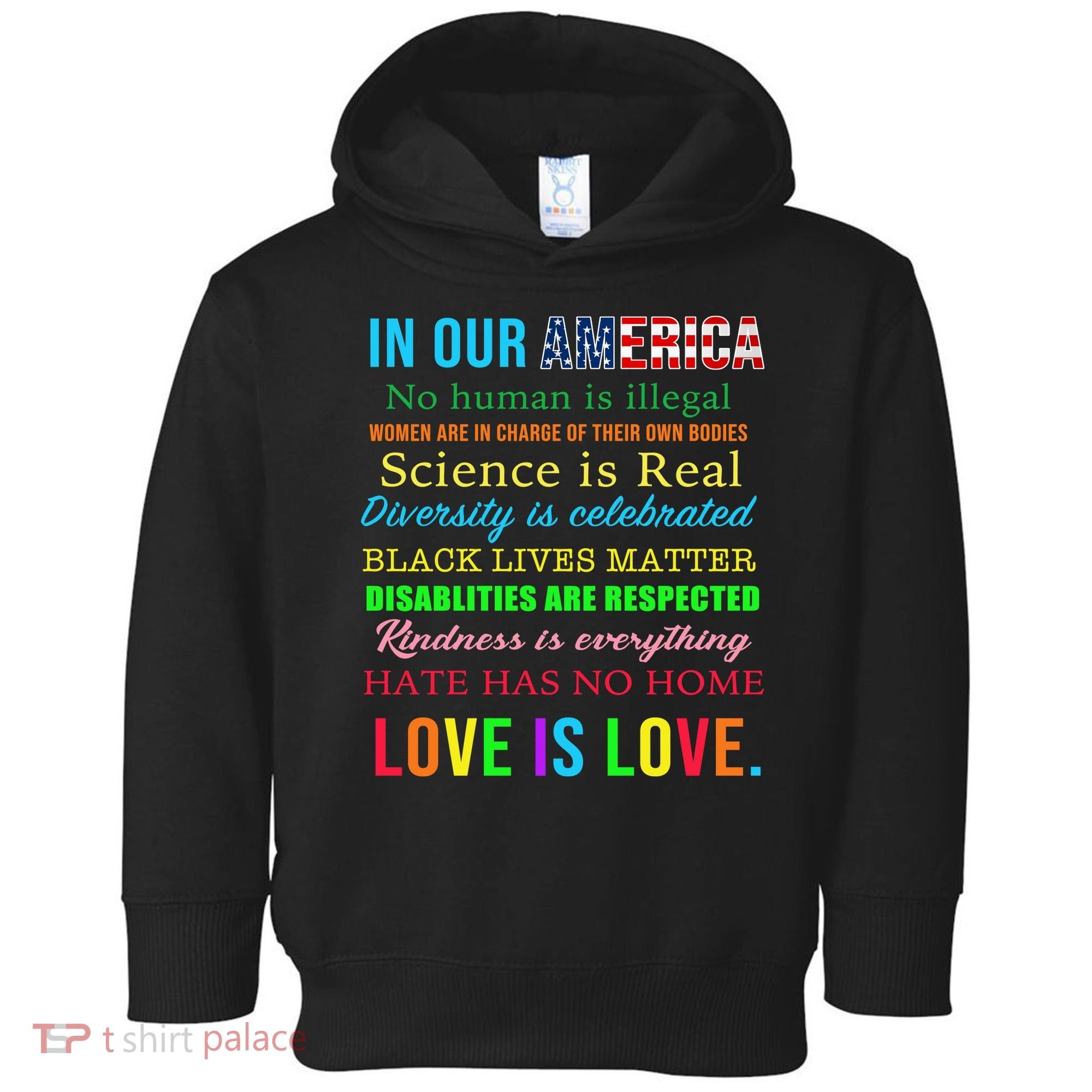In Our America We Are Equal Toddler Hoodie
