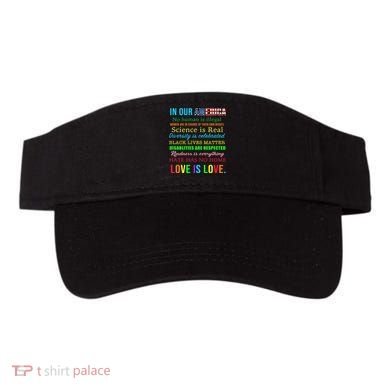 In Our America We Are Equal Visor