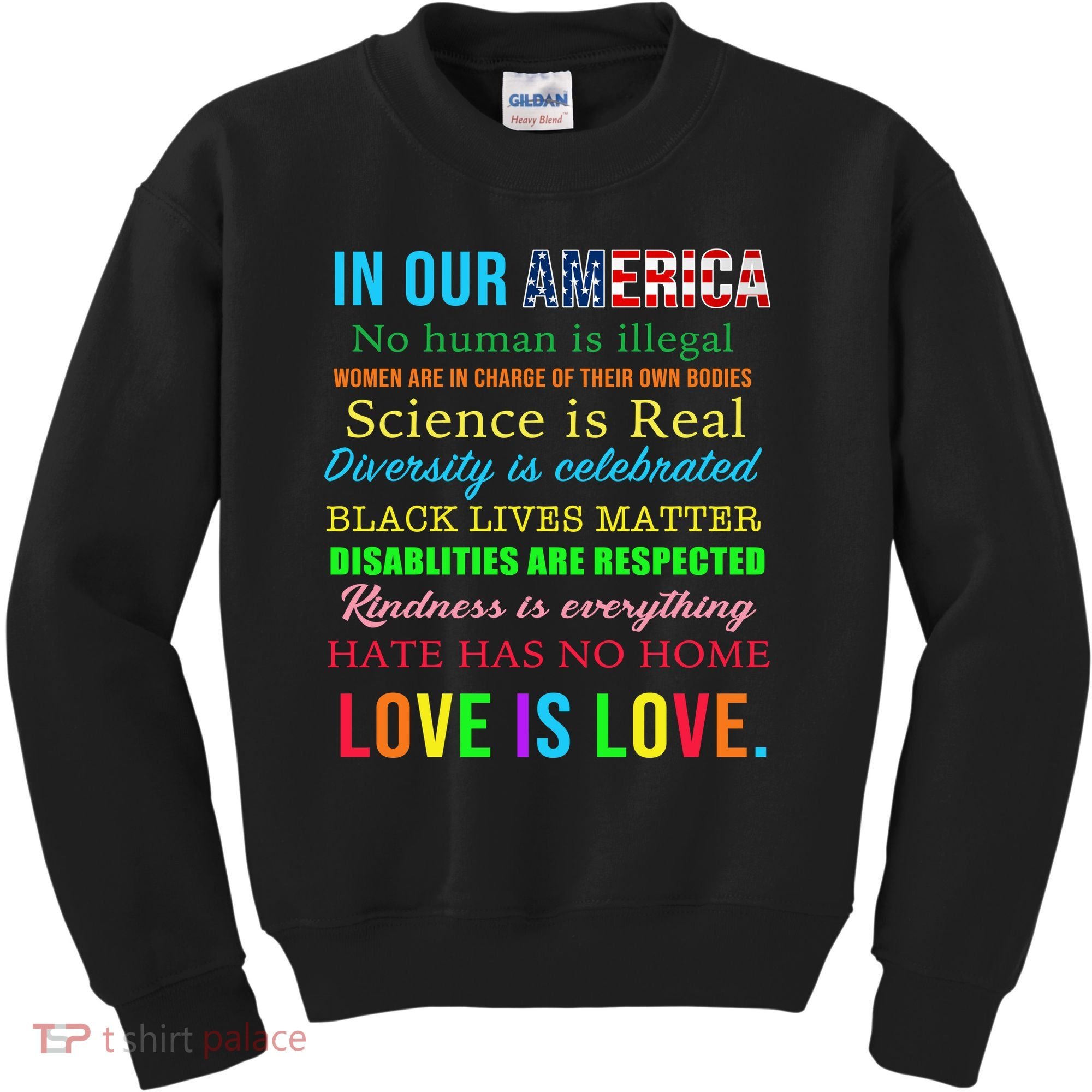 In Our America We Are Equal Kids Sweatshirt