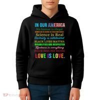 In Our America We Are Equal Kids Hoodie thumb 4