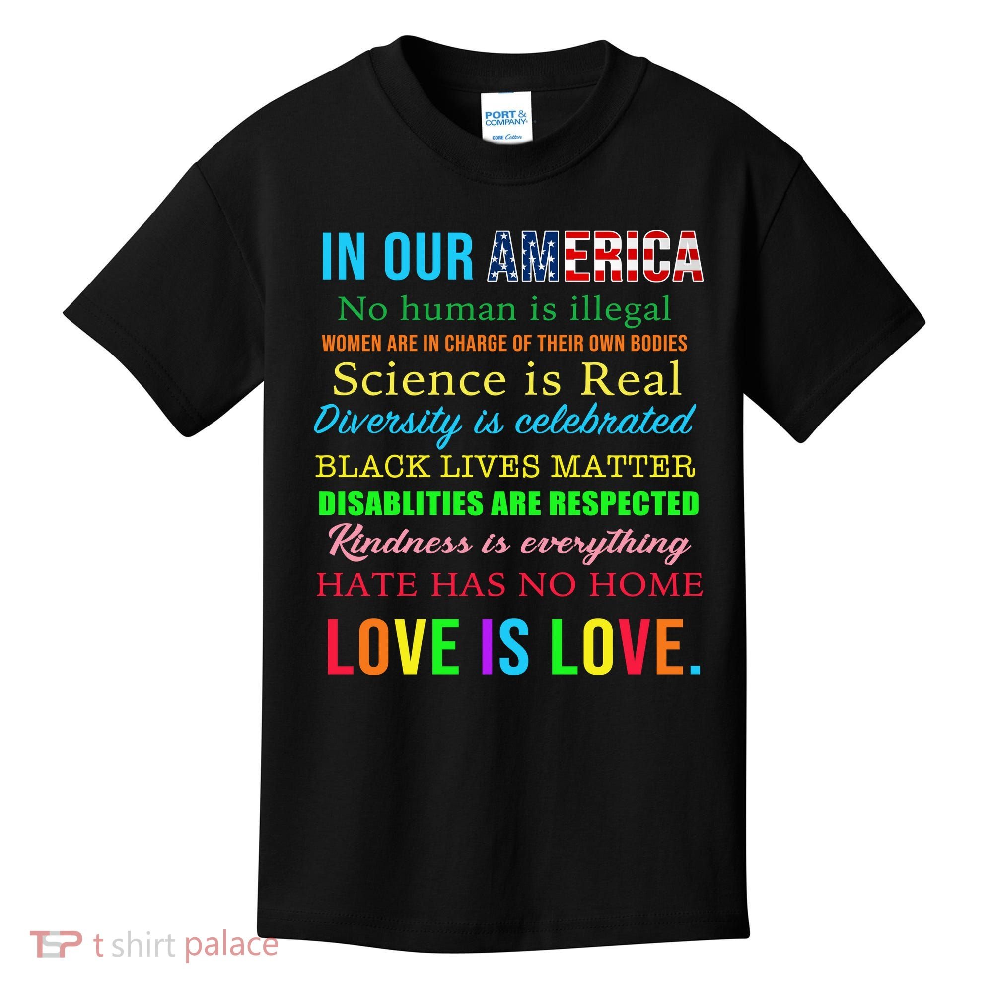 In Our America We Are Equal Kids T-Shirt
