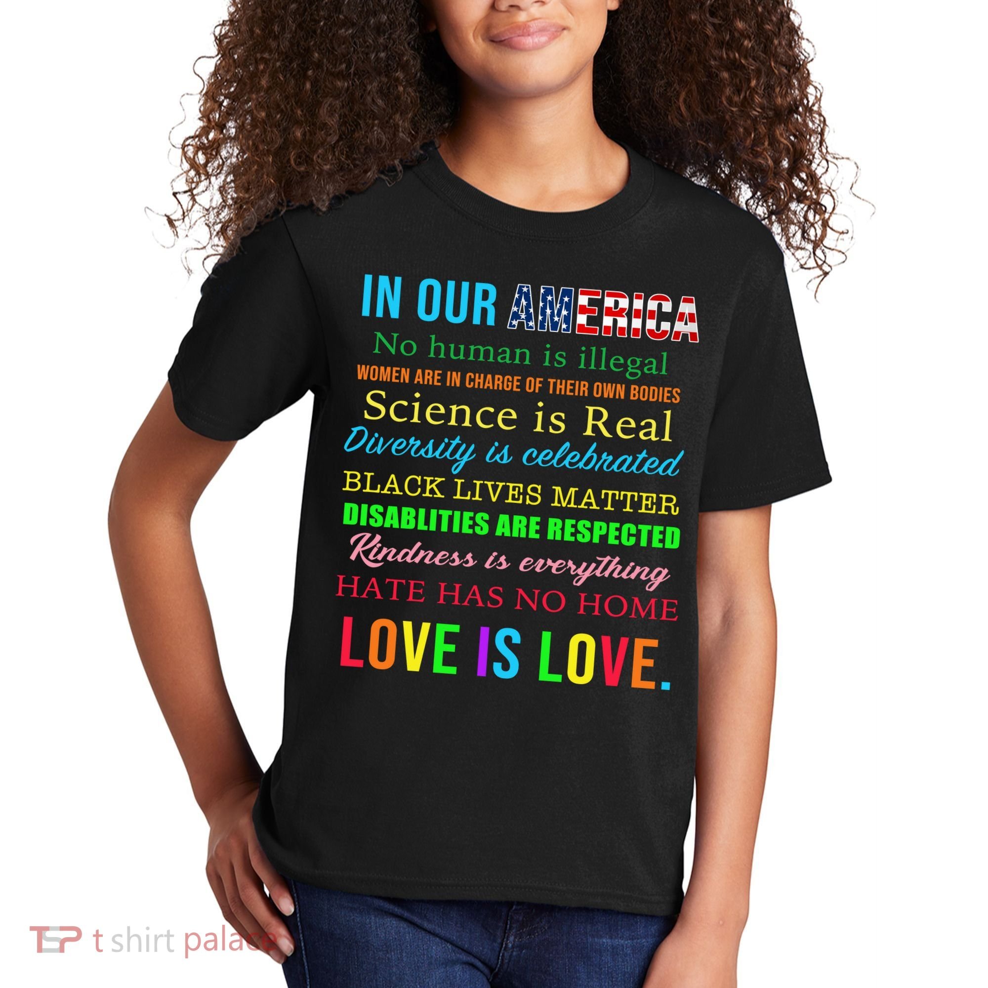 In Our America We Are Equal Kids T-Shirt